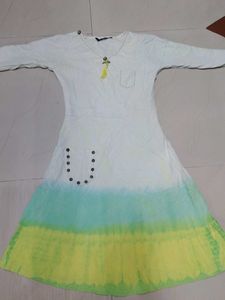 Tie-Dye Kurta with Pockets