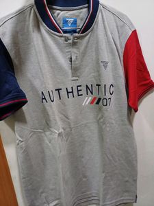 Colorblock Slim Fit Polo T- Shirt For Men
