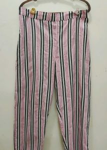 Y2K Striped High-Waisted Pants