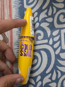 Maybelline Colossal Mascara and pink liner