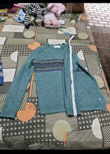 Cozy Blue Fair Isle Sweater