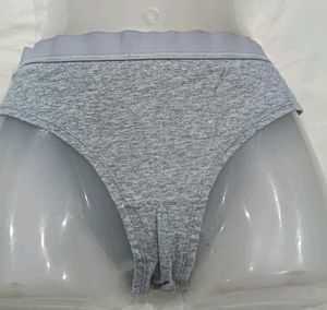 🪔 Comfortable Grey Thong Panty