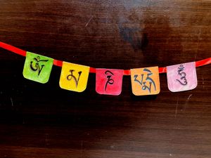 Om Mani Padme Hum Flag