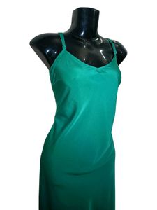 Elegant Green Night Maxi Dress Summer Wear