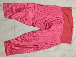 Elegant Pink Kurta Set with Salwar
