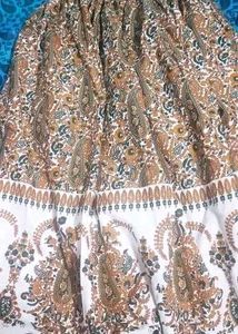 Boho Paisley Smocked Maxi Dress