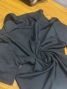 Chic Ribbed Mock Neck Top