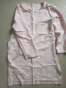 Pink Floral Kurta