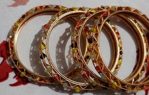 Colorful Beaded Bangle Set(2.6)