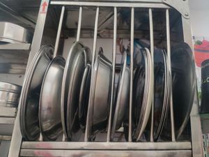 Steel Plates And Cooking Items