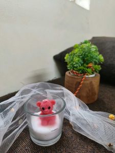 Cute Teddy Bear Candle