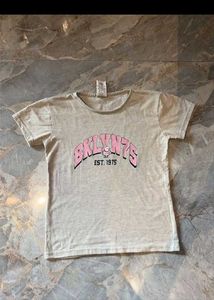 Grey 'BKLYN75' Graphic T-Shirt