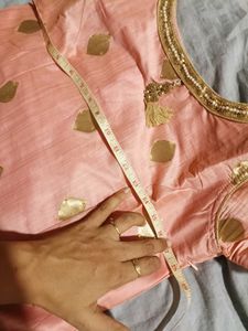 Party Wear Suit Baby Pink