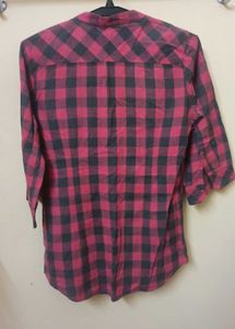 Red &amp; Black Checkered Shirt