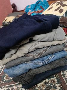 Stack of Men's Jeans
