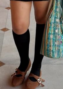 Brown Suede Mary Jane Flats