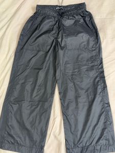 Black Wide Leg Track Pants