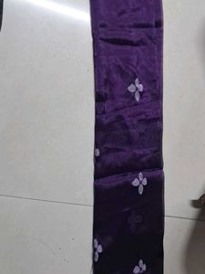 Elegant Purple Floral Saree