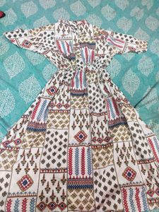 Patterned Maxi Dress