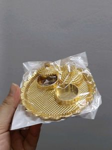 Decorative Pooja Thali Set