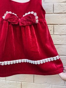 Red Velvet Baby Dress