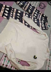 Cozy Penguin Print Pajama  sweater Set