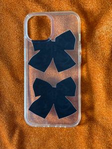IPHONE 15 PINTERESTY BOW CASE COVER 🎀🖤