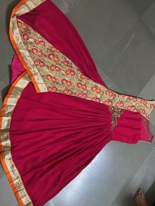 Beautiful Pink Anarkali Gown