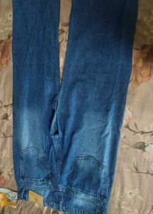 Trendy Ripped Wide Leg Jeans