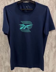 Reebok Navy Blue Graphic T-Shirt