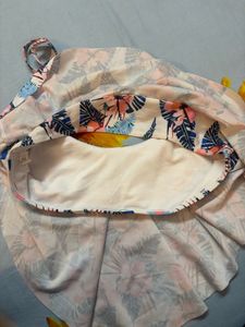 Floral Print Bikini Top