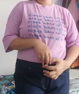 Lavender Graphic T-Shirt