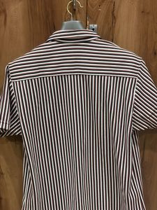 Men's Striped Short Sleeve Shirt