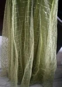 Stunning Green Embroidered Lehenga Choli