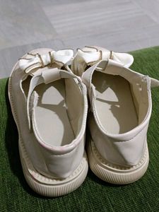 Cute Cream Bow Mary Jane Shoes
