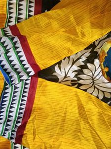 Yellow Anarkali Kurta Suit