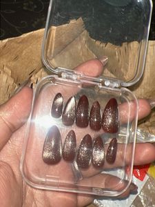 hand made Cat Eye Press-On set of 1