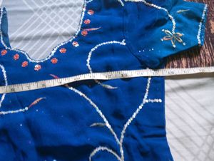 Royal Blue Embellished Lehenga Choli
