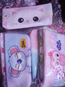 Cute Cartoon Pencil Cases - 14 nos