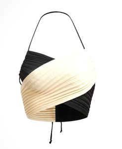 Unique Pleated Halter Top Savana