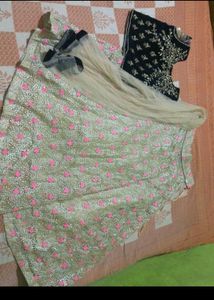 Elegant Embroidered Lehenga Choli