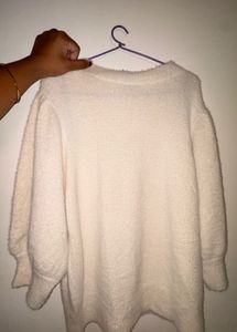 Cream Fuzzy Sweater