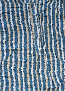 Blue Striped Cotton Kurta