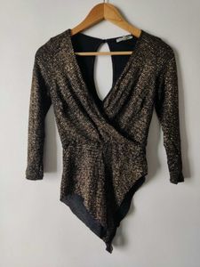 Sparkly Wrap Bodysuit
