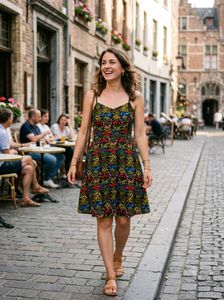 sleeveless dress frock 👗💞