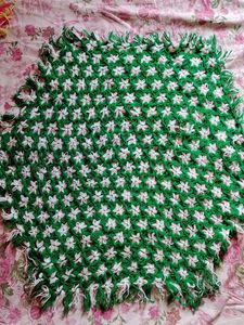Handmade Crochet Floral Table Runner/Doily