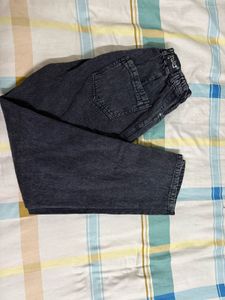 Stylish Washed Grey Denim Jeans