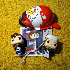 STRANGER THINGS × KINDER JOY — STEVE & ROBIN TIED
