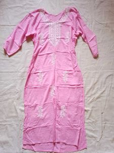 Pinterest Trendy PrettyPink Embroidered Kurt