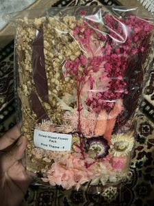 Dried Mixed Flower Pack for resin art or candles.